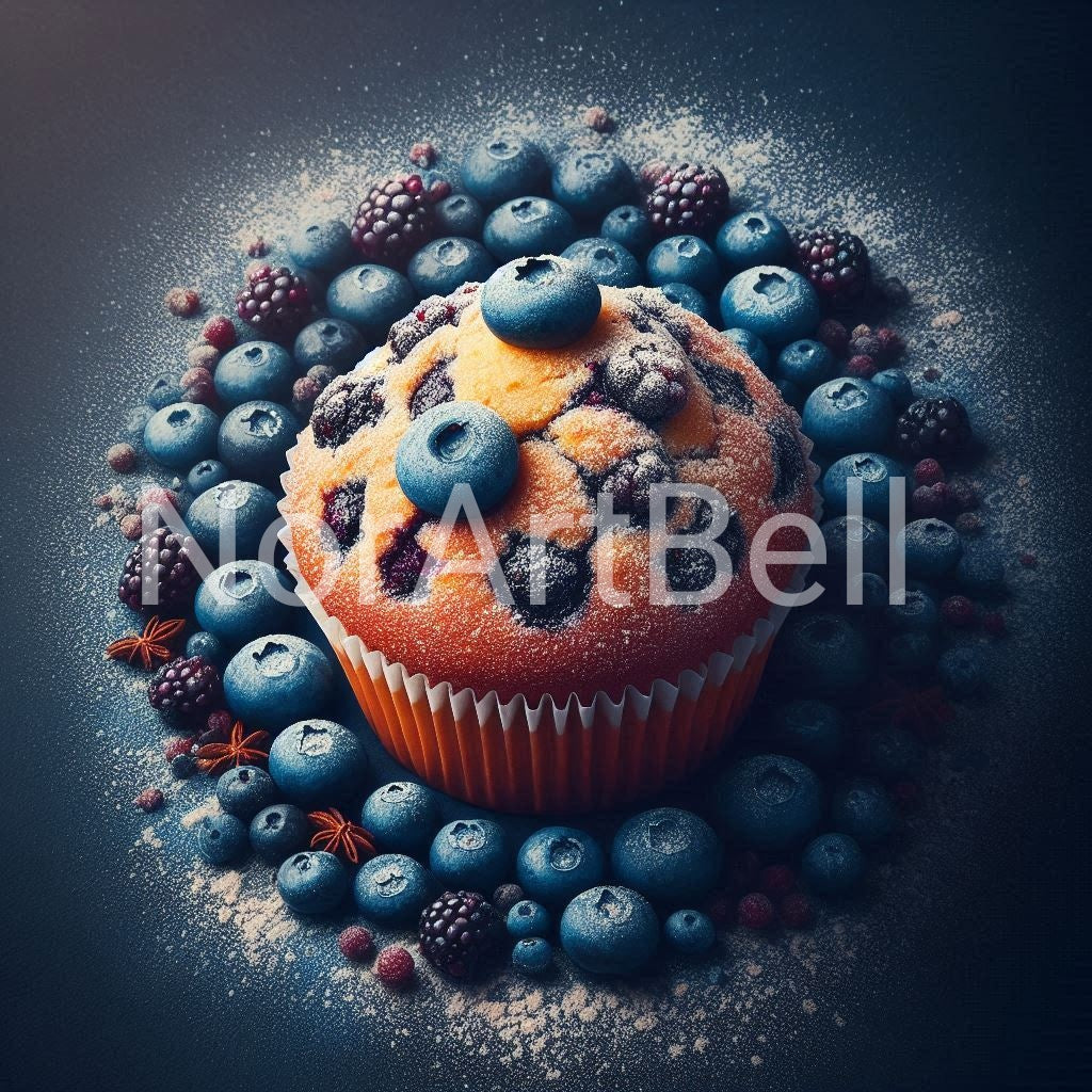 Blaubeere Cupcake Nr.03