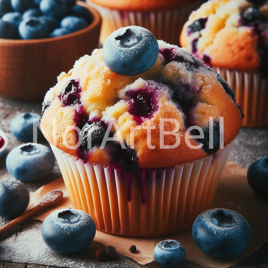 Blaubeere Cupcake Nr.01