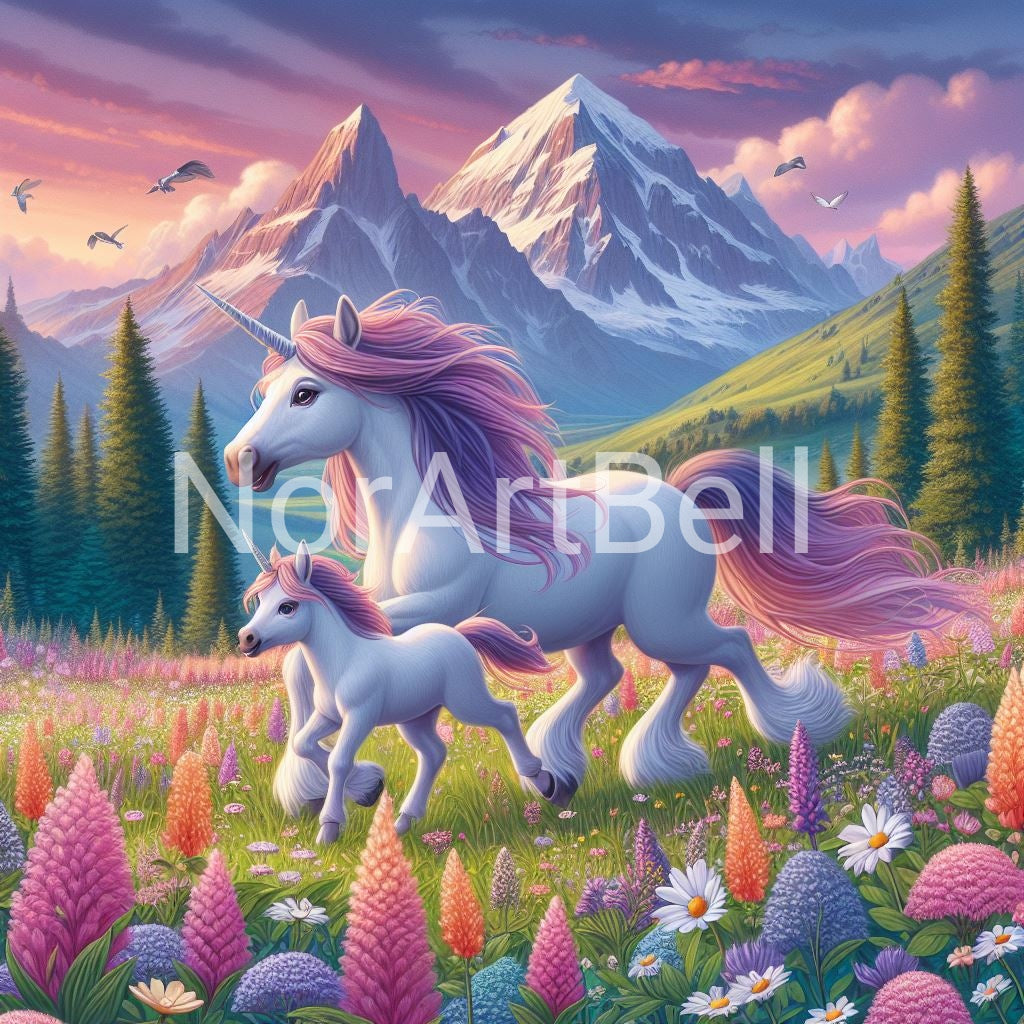 Einhorn Familie Nr.03