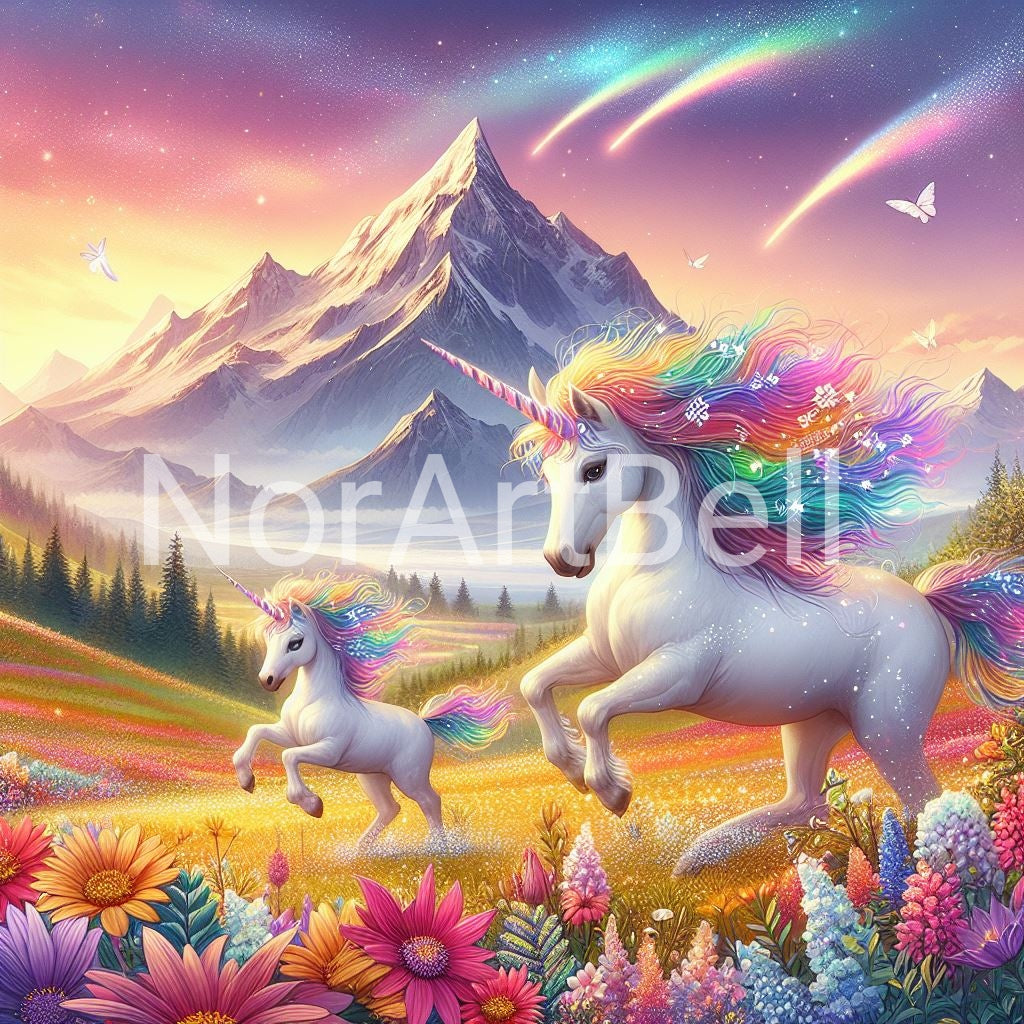 Einhorn Familie Nr.04