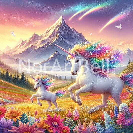Einhorn Familie Nr.04