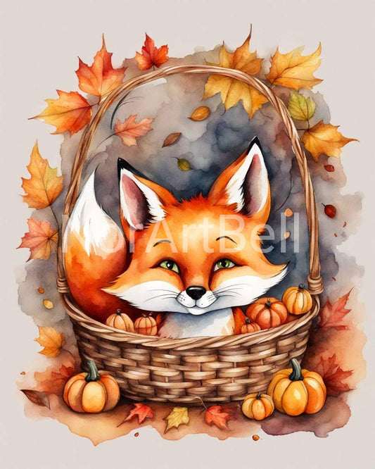 Fuchs im Korb