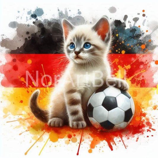 Fußball Katze Nr.01