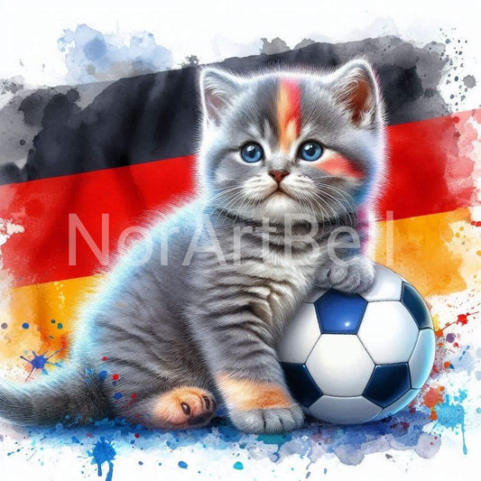 Fußball Katze Nr.04