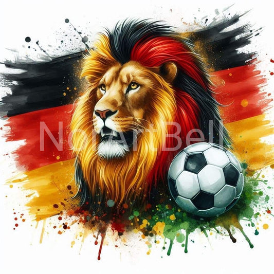Fußball Löwe Nr.01