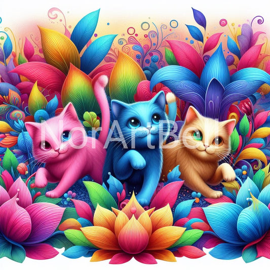 Katzen Trio Nr.07
