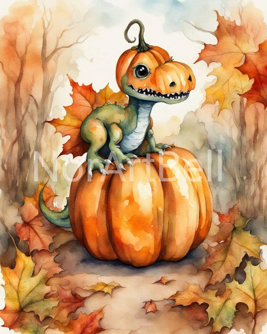 Kürbis Dino