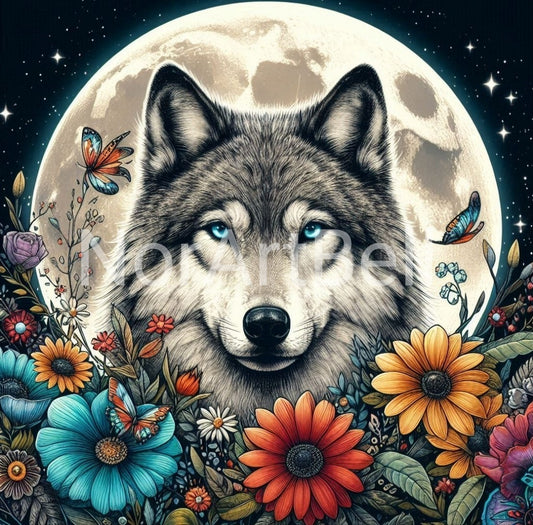 Mond Wolf Nr.02