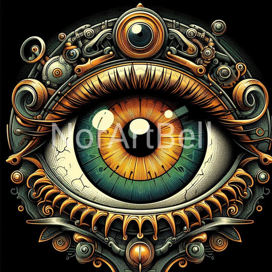 Steampunk Auge Nr.03