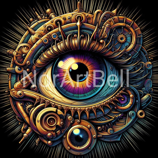 Steampunk Auge Nr.04