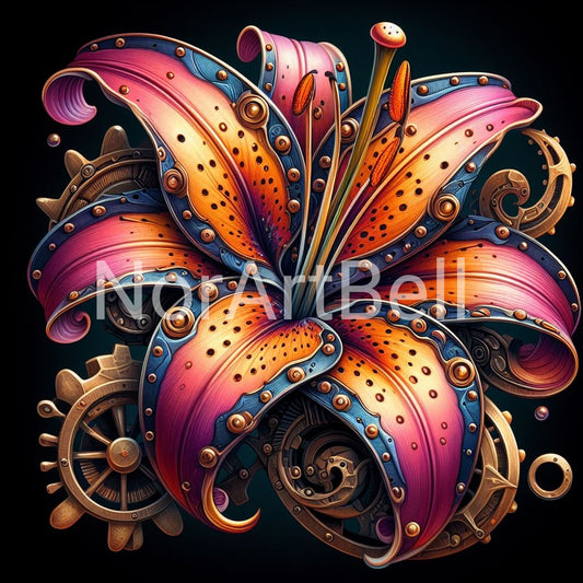 Steampunk Lilie Nr.02