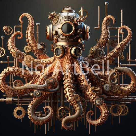 Steampunk Oktopus